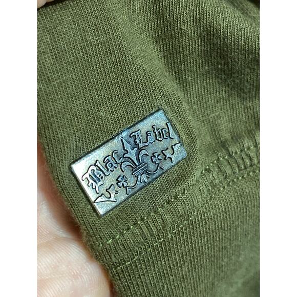 Black Label Premium Affliction 4XL L/S shirt embordered Life Death Patches - Picture 11 of 15